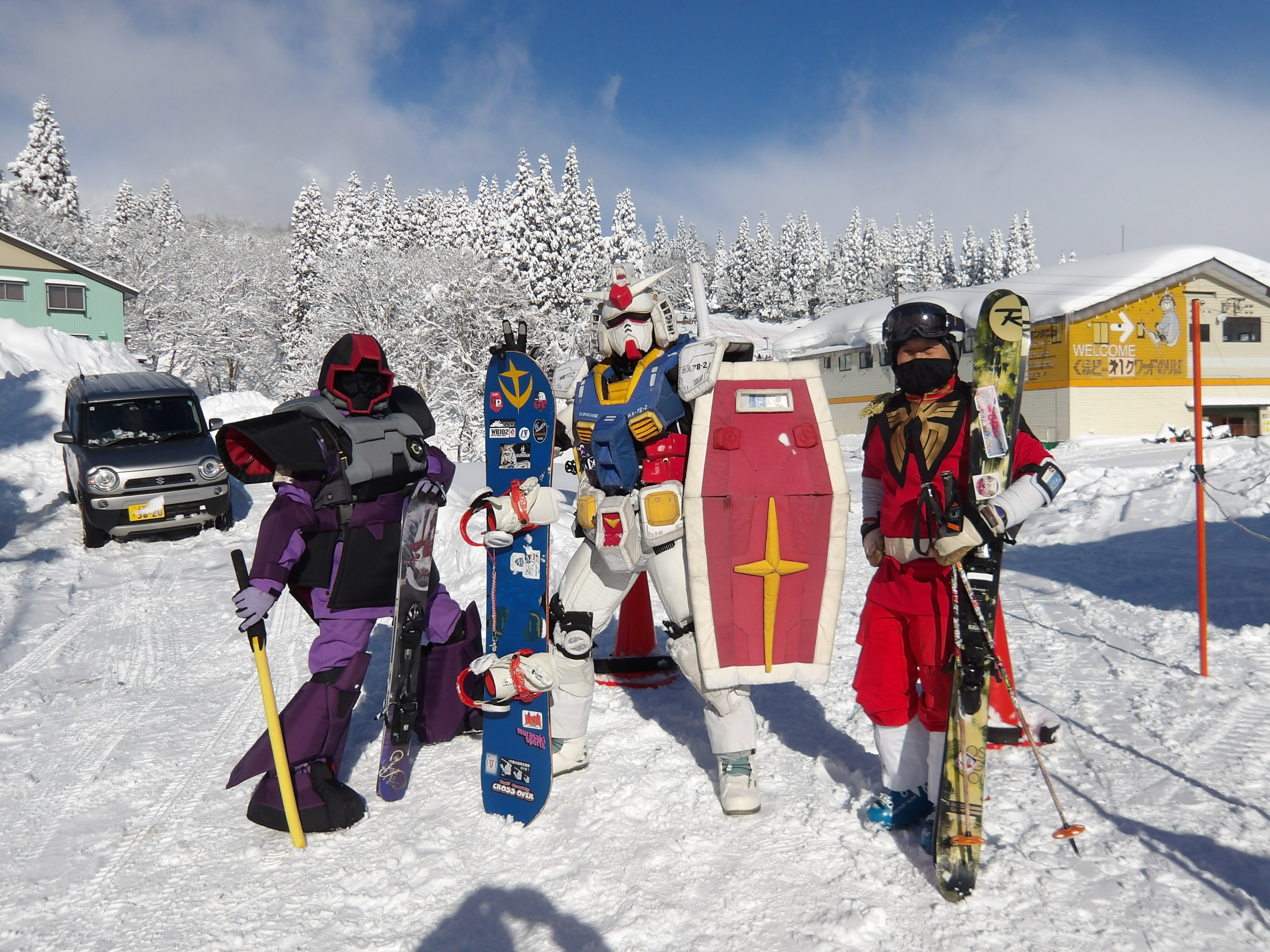 ガンダム、現る！ | 赤倉温泉スキー場【公式】